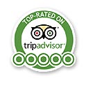 Top Rated on TripAdvisor badge